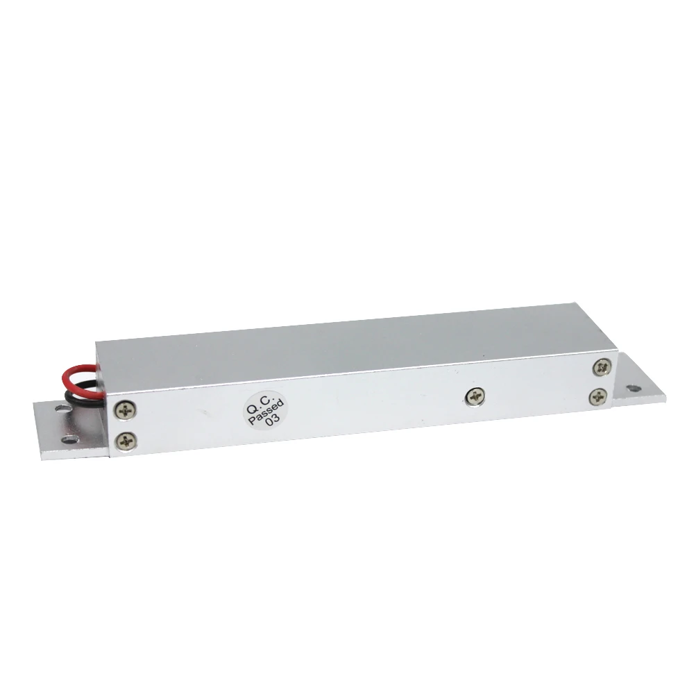 12V Heavy-Duty Electromagnetic Lock for Single Door Access Control - 350-600lbs Adjustable Mortise-Mounted Security System lock