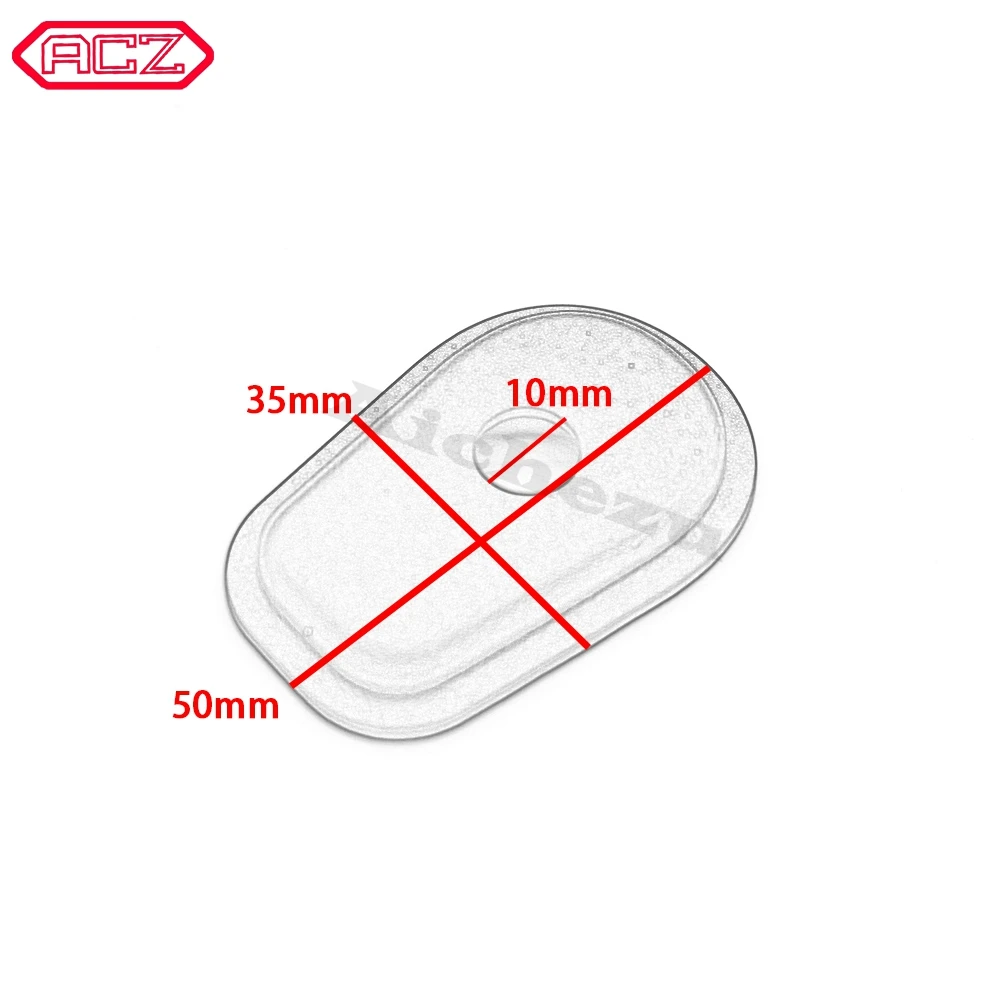 ACZ-Indicador de señales de giro para motocicleta, espaciadores adaptadores para Kawasaki ZX6R, ZX636, ZX6RR, ZR7S, ZRX1200S, ZX7R, ZX7R, ZX9R,