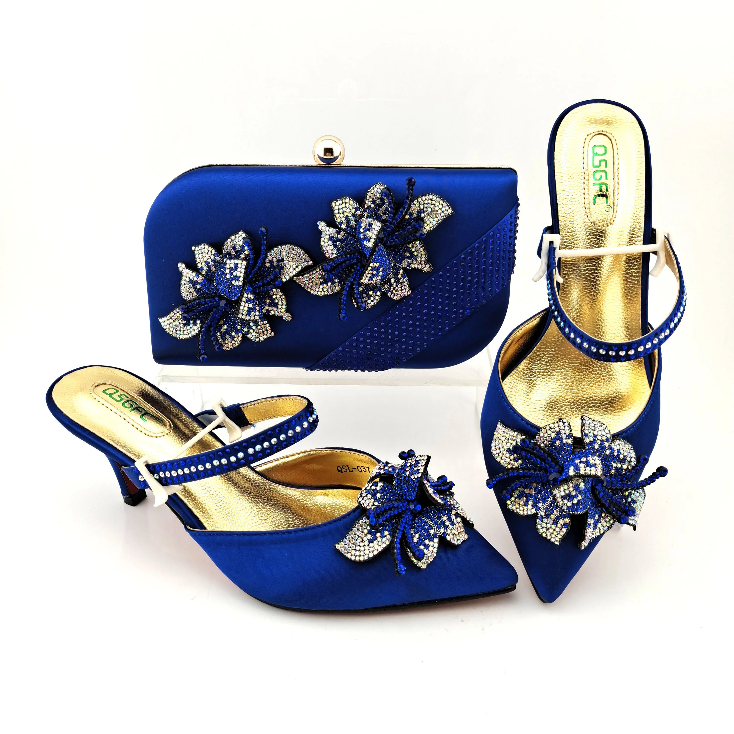 Doershow Italian Shoe and Bag Set New Shoes and Bag Set In Italy yellow  Color Italian Shoes with Matching Bags! HGO1-16