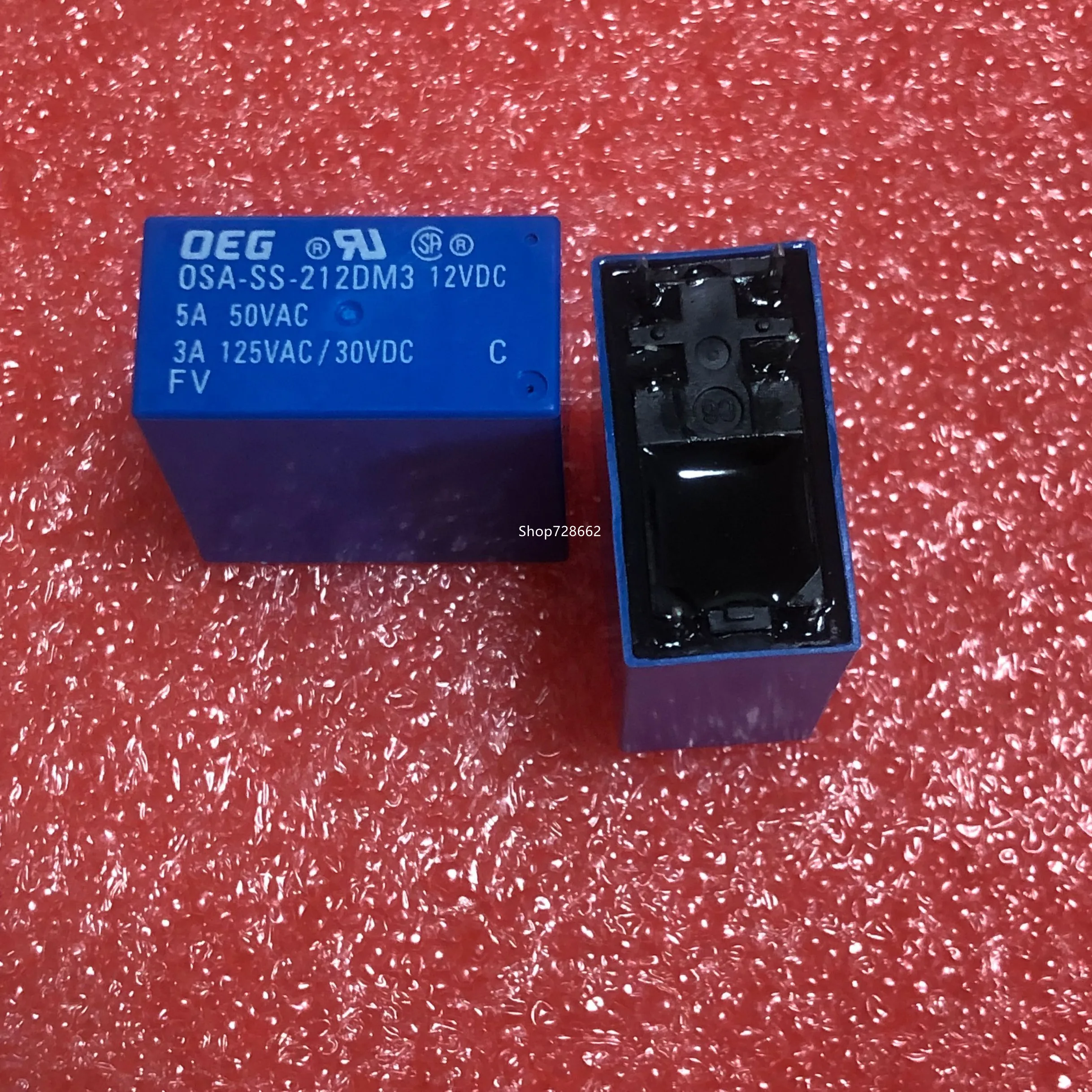 Free shipping lot (5pieces/lot) OSA-SS-212DM3 OSA-SH-224DM3  6PINS 5A 12VDC 24VDC Power Relay