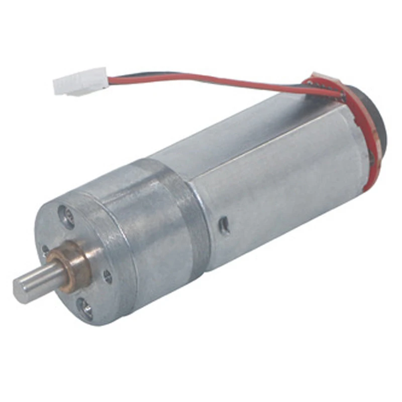 DC Encoder Motor Electric 12V Metal Gear Motor Signal Feedback Reverse Reduction Speed 24RPM To 480RPM DIY Engine JGA20-180