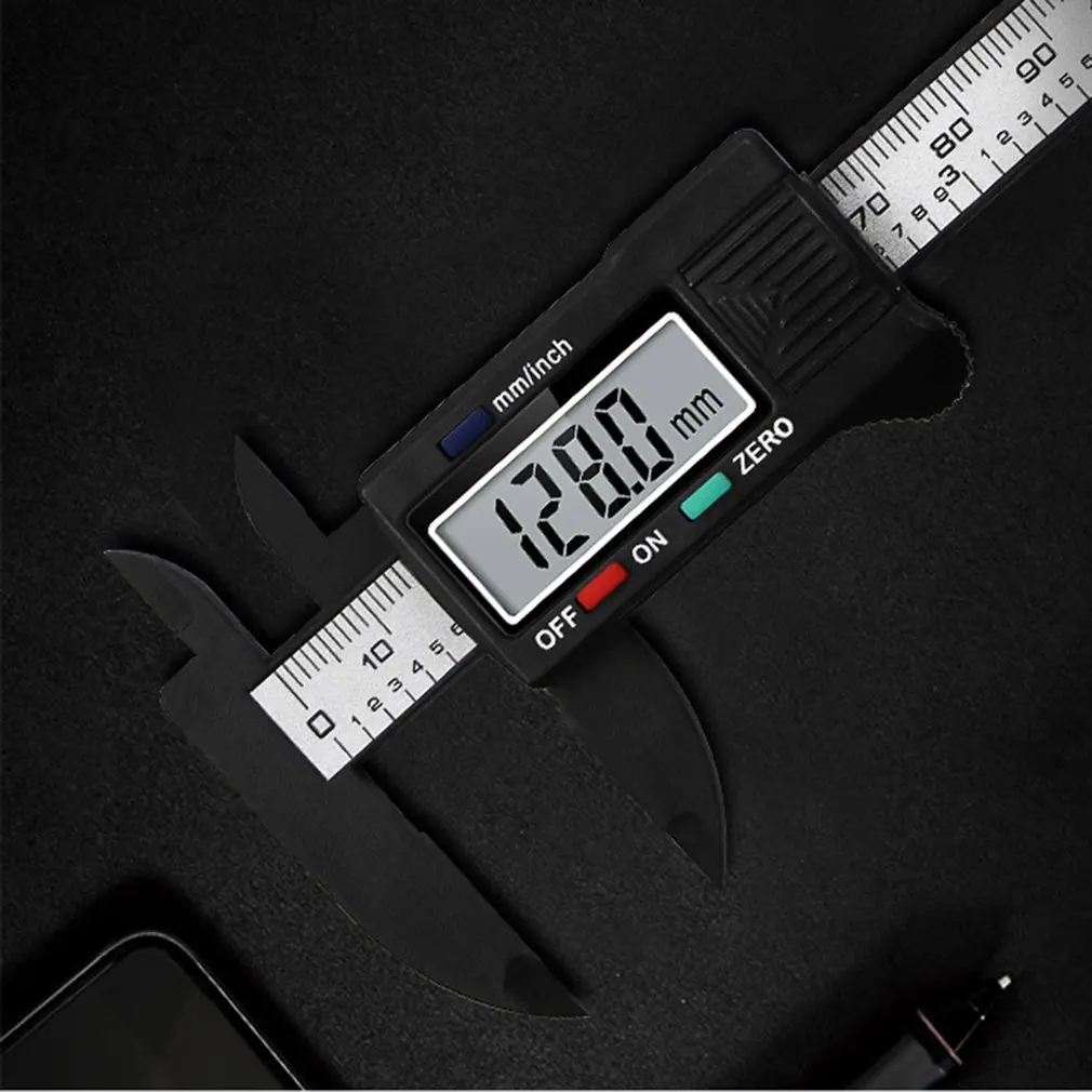 0-100mm Precision Electronic Digital LCD Vernier Caliper Tool Ruler Measuring Tools Gauge Caliber Vernier