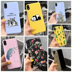 Cute Panda Case For Xiaomi Redmi 7 7A Note 7 Pro Cases Shockproof Silicone Painted Soft Cover For Xiaomi Redmi Note7 7Pro Fundas
