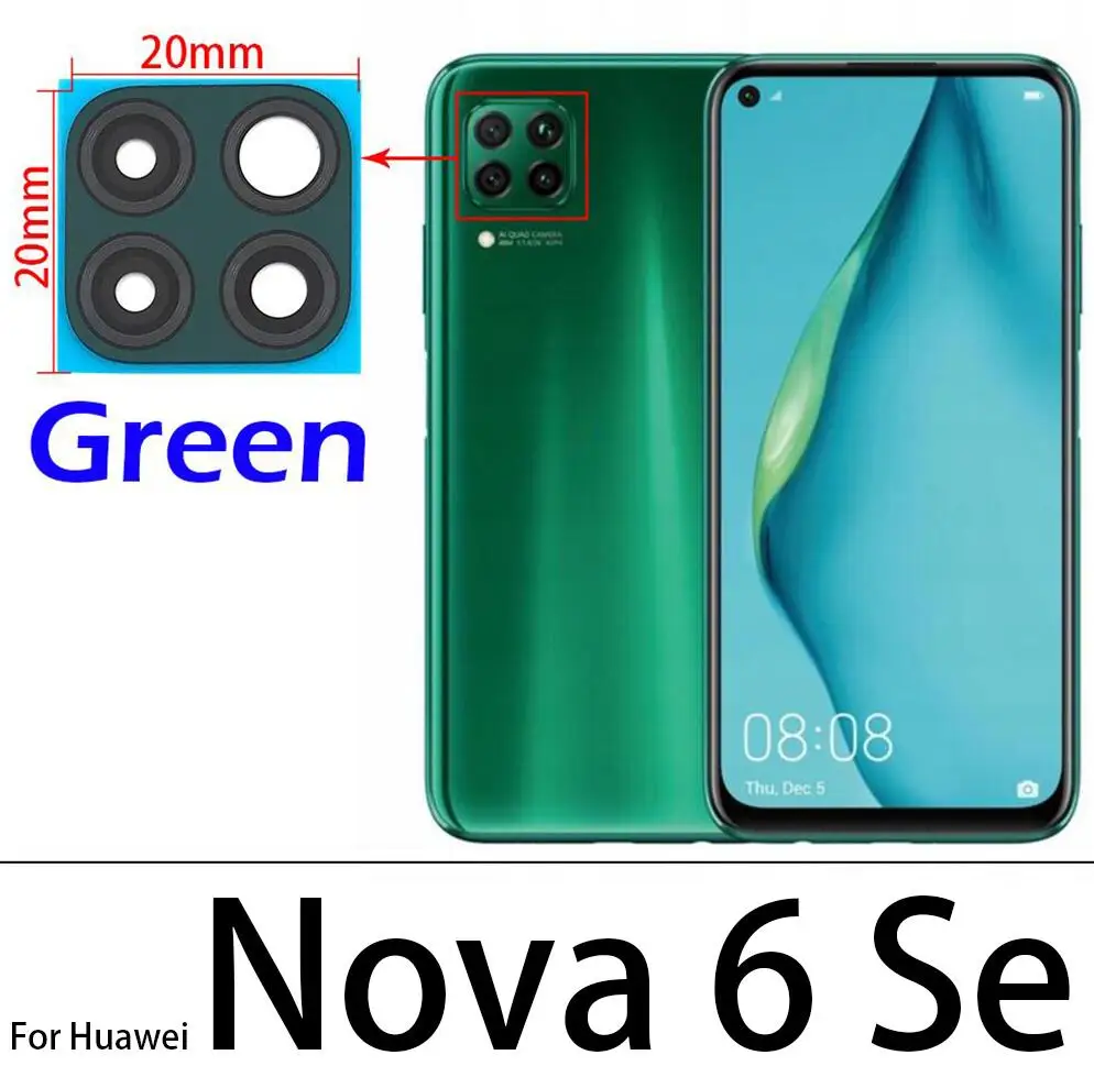 New Rear Back Camera Glass Lens For Huawei Nova 5T 5 5i 5T 5Z 6 7