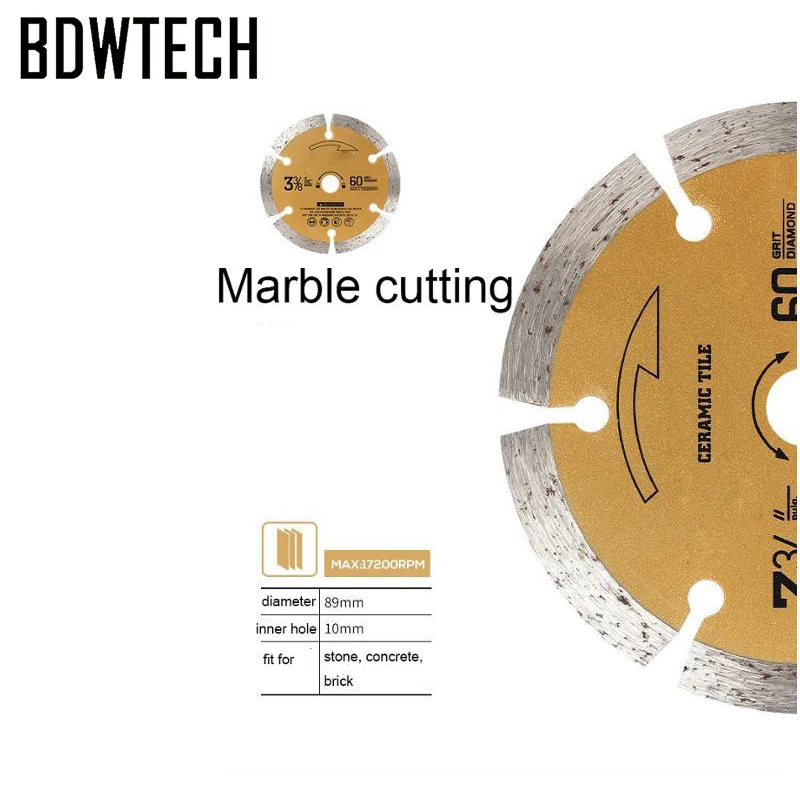 Free shipping 89MM Saw Blade for BDEWTECH BTC01 circular Saw  89x10mmx24T Free Return