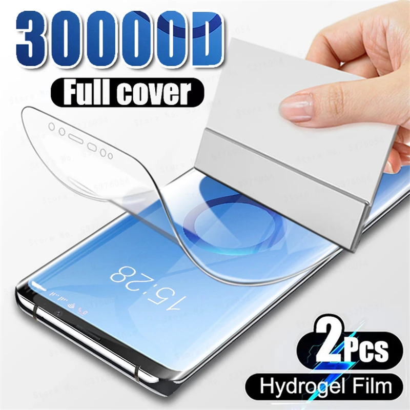 2PCS Hydrogel Film For Samsung Galaxy A51 A52 A50 A70 A71 A72 A32 A21S A12 M31 Screen Protector S8 S9 S10 Plus S20 S21 FE Ultra