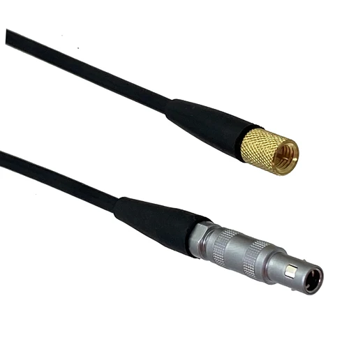 Imagen 2 del producto Cable FFA 00S C5 de 1PIN a L5, Conector de enchufe macho Microdot, terminales de Cable para Detector de fallas, transductor ultrasónico RG174 de 3 pies ~ 10M