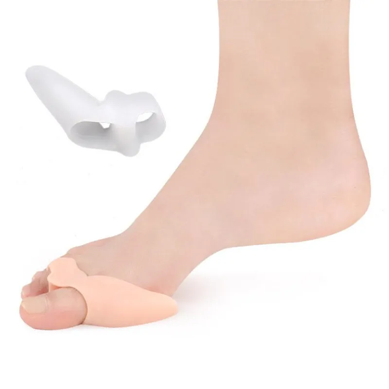 2pcs=1Pair Gel Foot Care Tool Bunion Corrector Bone Big Toe Protector Hallux Valgus Straightener Toe Spreader Pedicure