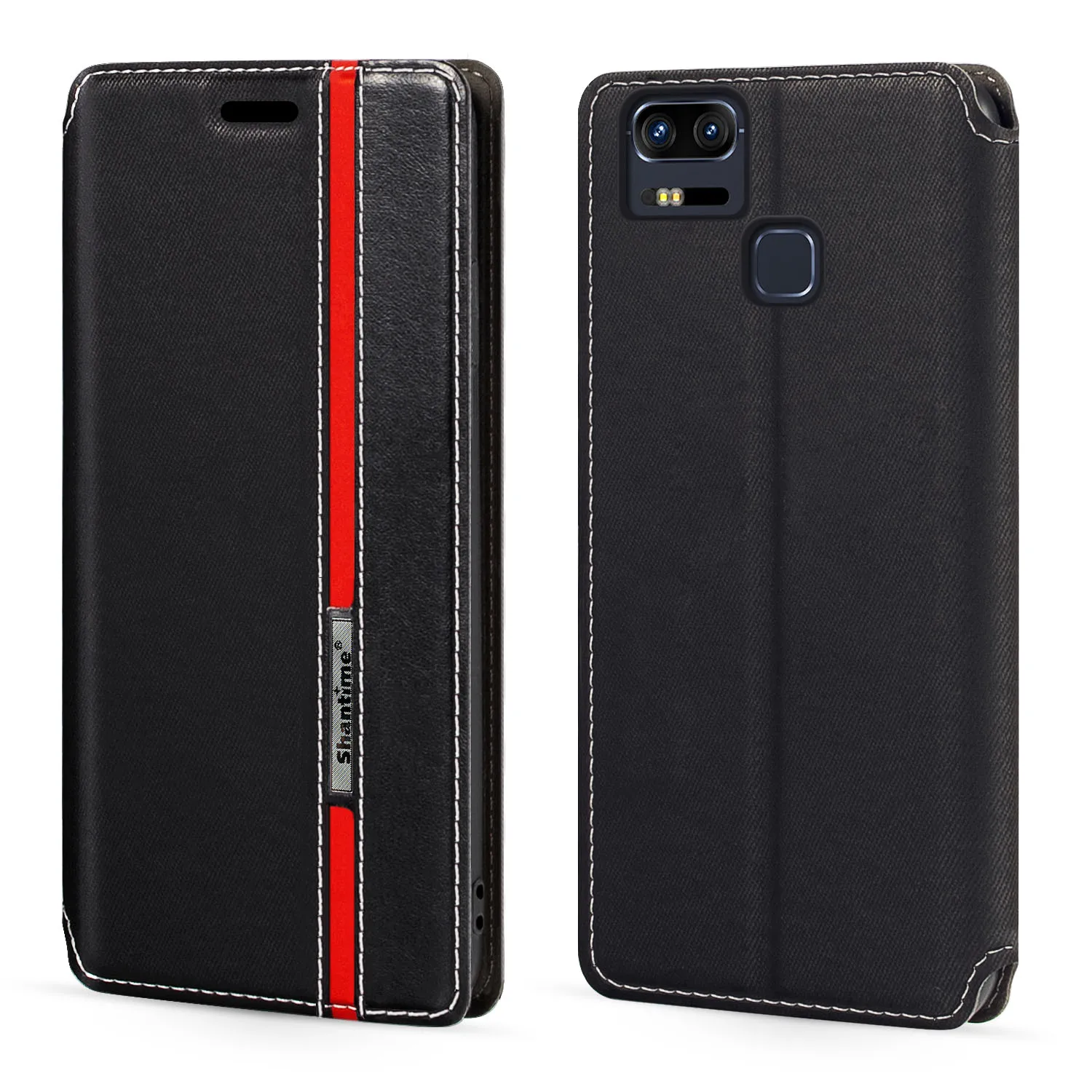 For Asus Zenfone 3 Zoom ZE553KL Case Fashion Multicolor Magnetic Closure Leather Flip Case Cover with Card Holder 5.5 inches