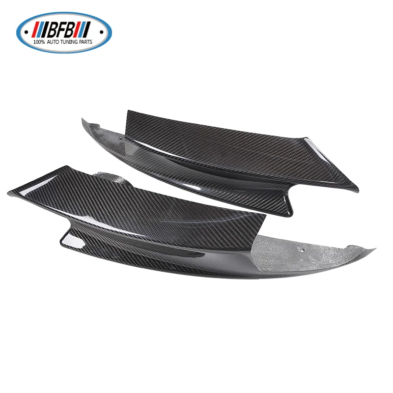 

Dry Carbon Front Bumper Splitters Add on style Front Down Flaps Fit For E92 M2 bumper 2006-2013