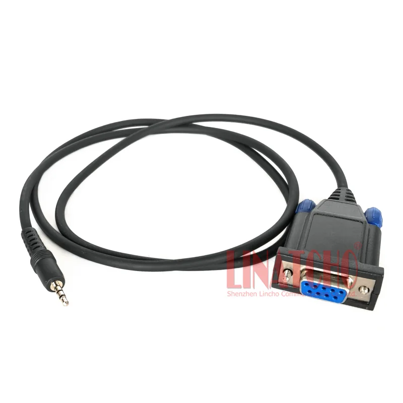 RS-232 Two Way Radio Walkie Talkie 2.5mm A6 A8 SMP-418 CG418d V358 V318 Q5 Q11 D135 D131 171 EVX-C31 C34Programming Cable