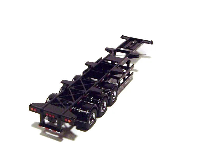 New DM 1/50 Scale 40\' Container Skeletal Trailer In Black Trailer Only By Diecast Masters 91024 for Collection