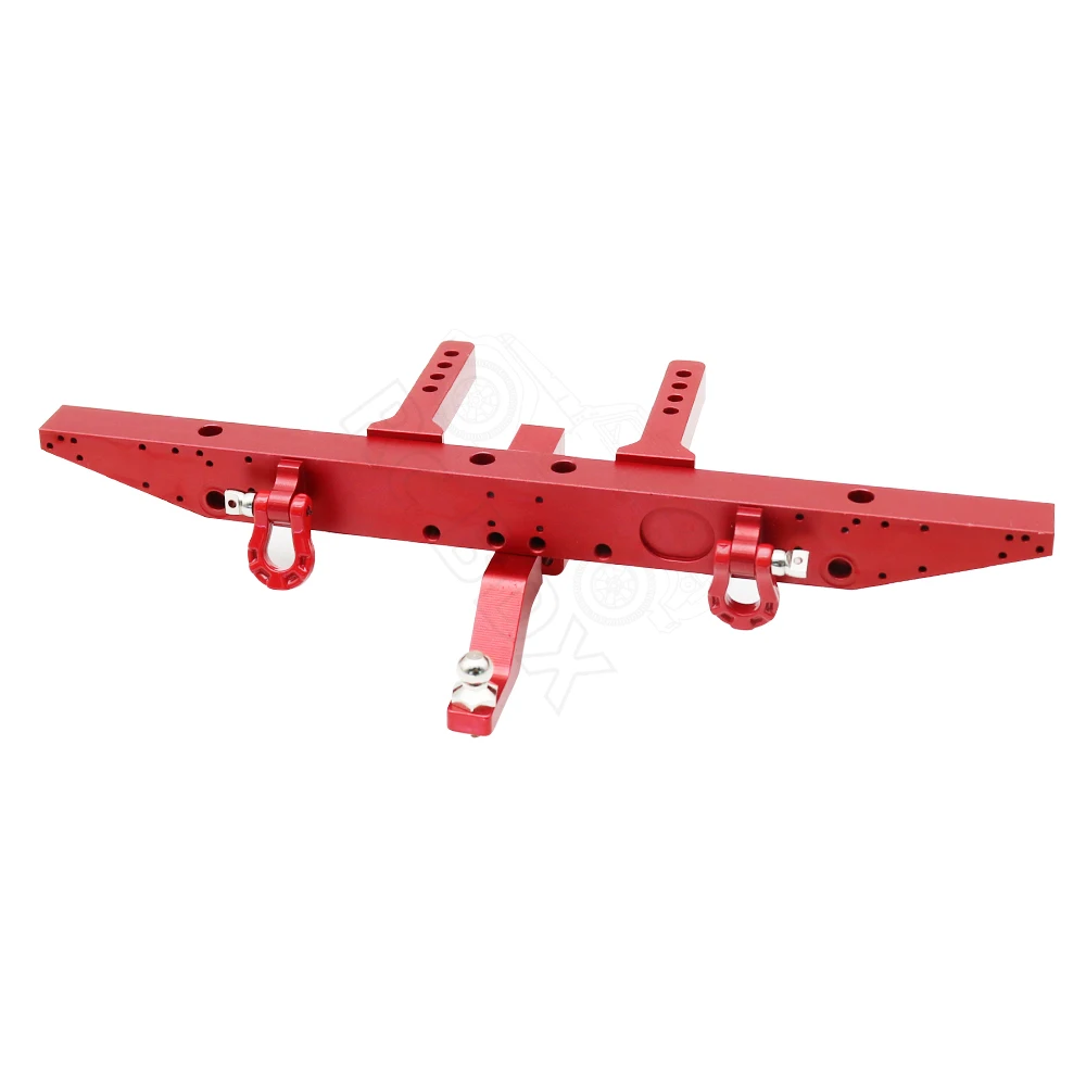 Aluminiumlegierung 1/10 RC Car TRX4 Classic Metall Frontstoßstange mit Heckstoßstange für 1/10 RC Crawler TRX-4 Upgrade-Teile