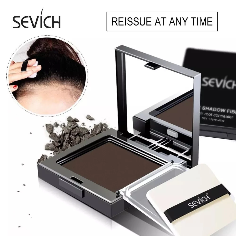 Sevich 12g Hairline Shadow Powder Hair line Modified Repair 5 Colors Hair Shadow Trimming Powder Edge Control Hair Concealer