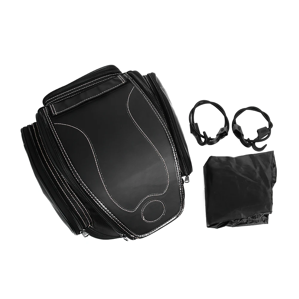 Universal Motorcycle Rear Seat Bag Retro Motorcycle Tail Bag Backpack Shoulder Bags For Honda CBR1000 For Z750 Z800 For Vespa