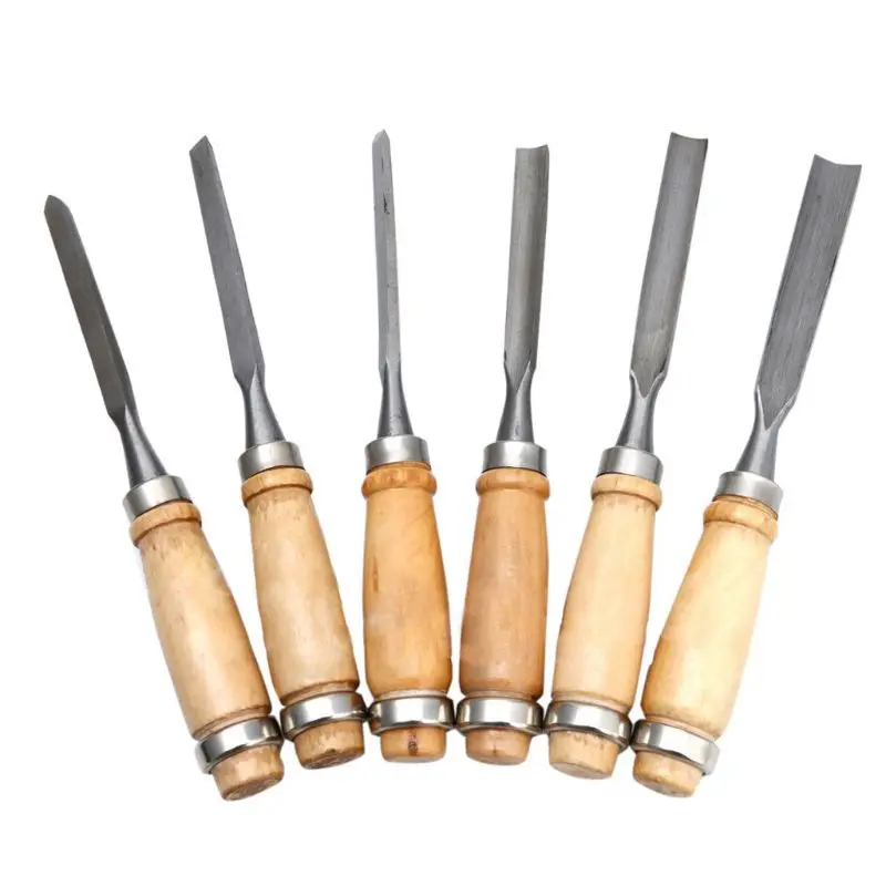 12Pcs Wood Carving Hand Chisel Woodworking Tool Set Woodworkers Gouges