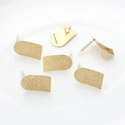 Pendientes geométricos de aleación de Zinc, conectores de Base, pendientes de gota DIY, accesorios para hacer joyas, 20x12mm, 6 piezas por lote