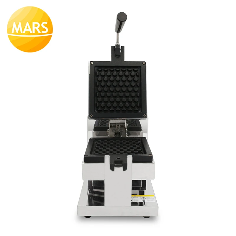 商業ハニーコームワッフルスティック Wafle ポップ機バブル卵ケーキオーブン電気ワッフルメーカー機鉄ベイカー
