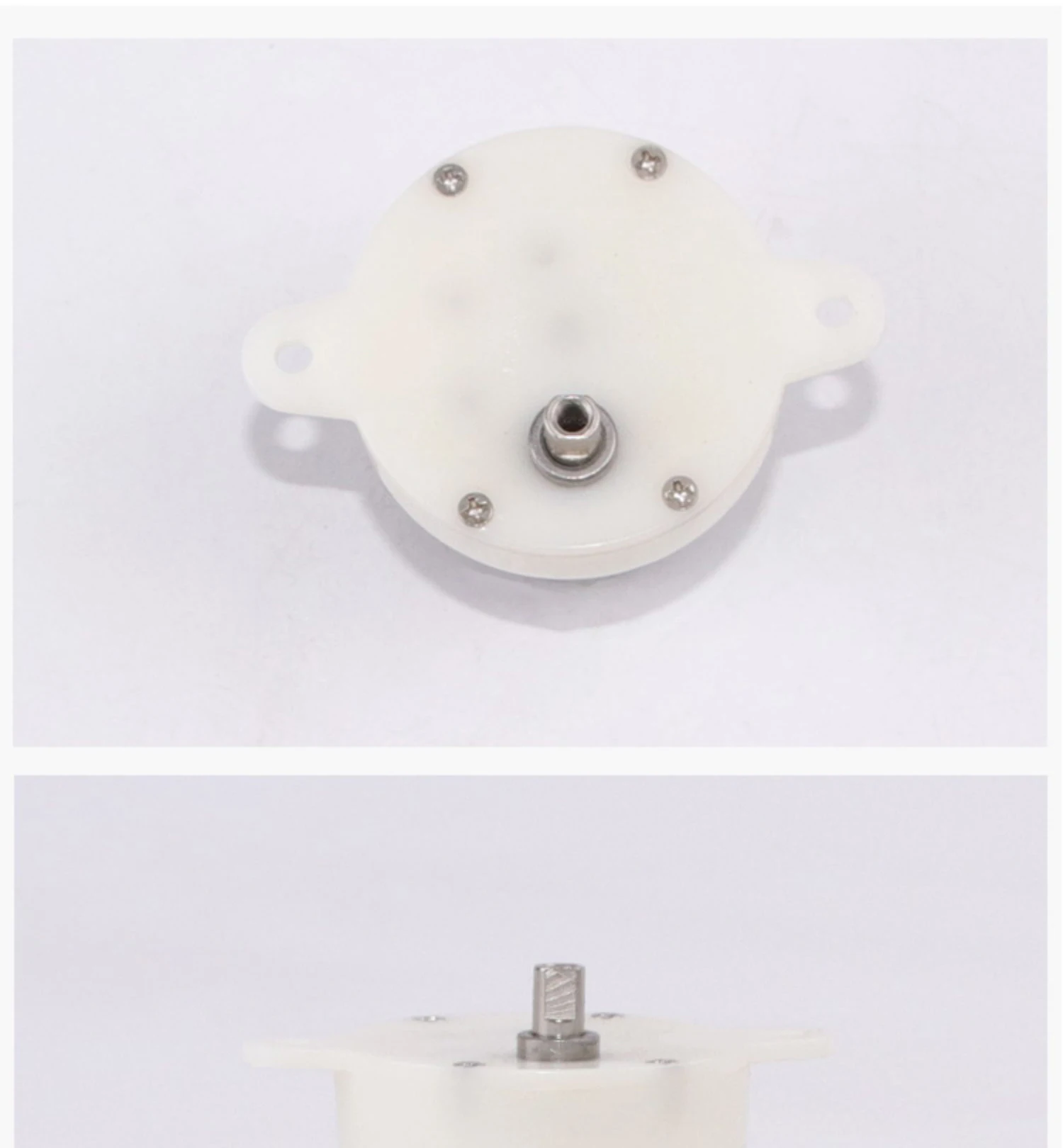JS40 DC moteur à engrenages 12V 24V 10 tr/min muet en plastique Nylon engrenage Micro basse vitesse Mini électrique petit moteur moteur électrique à courant continu