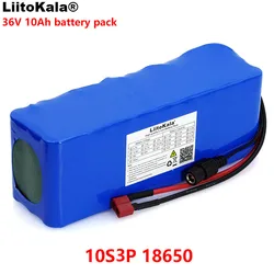 LiitoKala 36V 10000mAh 500W o dużej mocy i pojemności 42V 18650 bateria litowo motor na baterie elektryczny samochód rower skuter z BMS