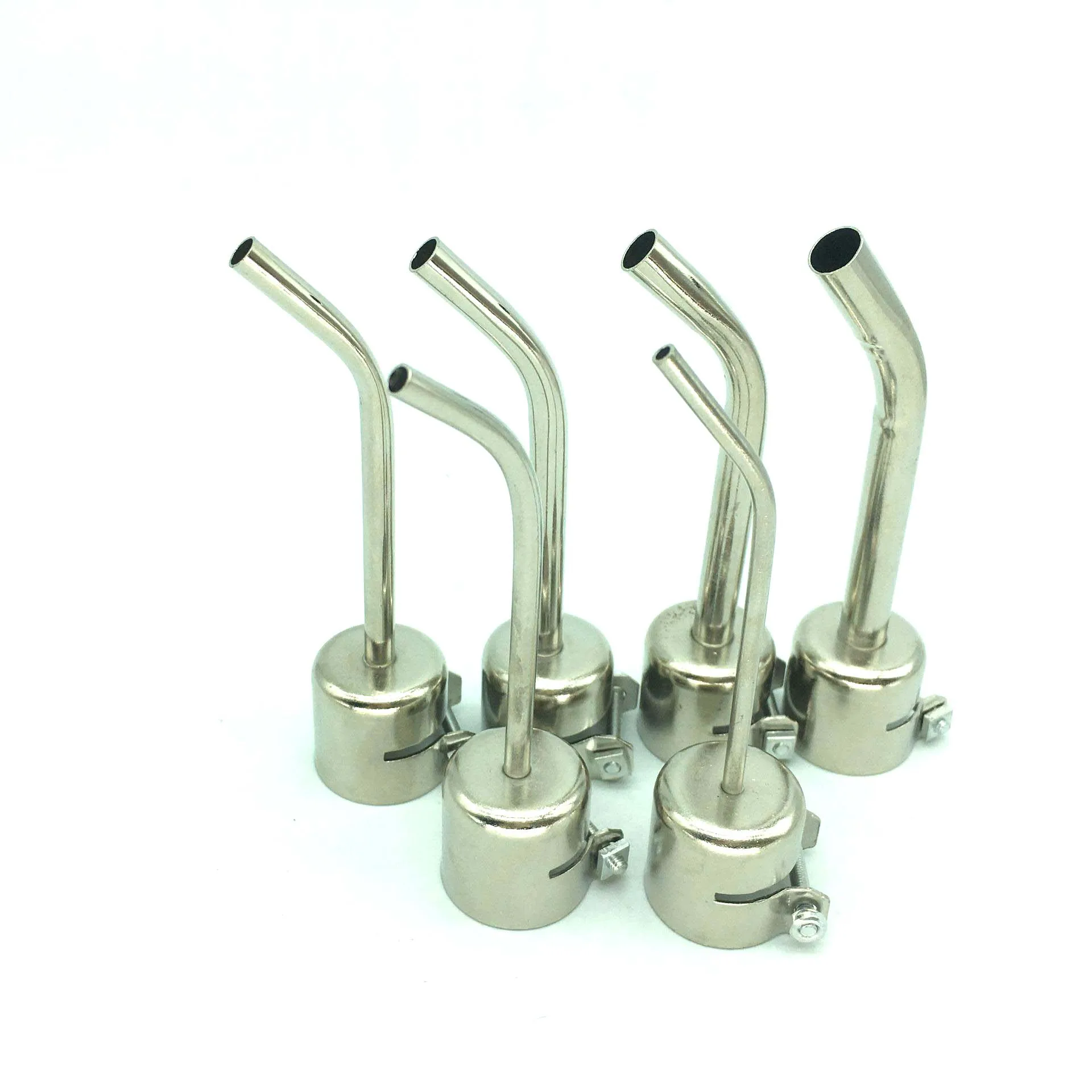 850 Series 98mmx 3/4/5/6/7/8mm Degree Bent Curved Nozzle Soldering station Hot Air Stations Gun Nozzles for 858D Welding Nozzles