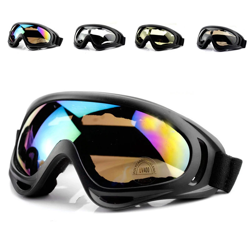 Lunettes de pare-brise de moto pour hommes et femmes, anti-sable, anti-poussière, équitation en plein air, lunettes de ski, lunettes de protection