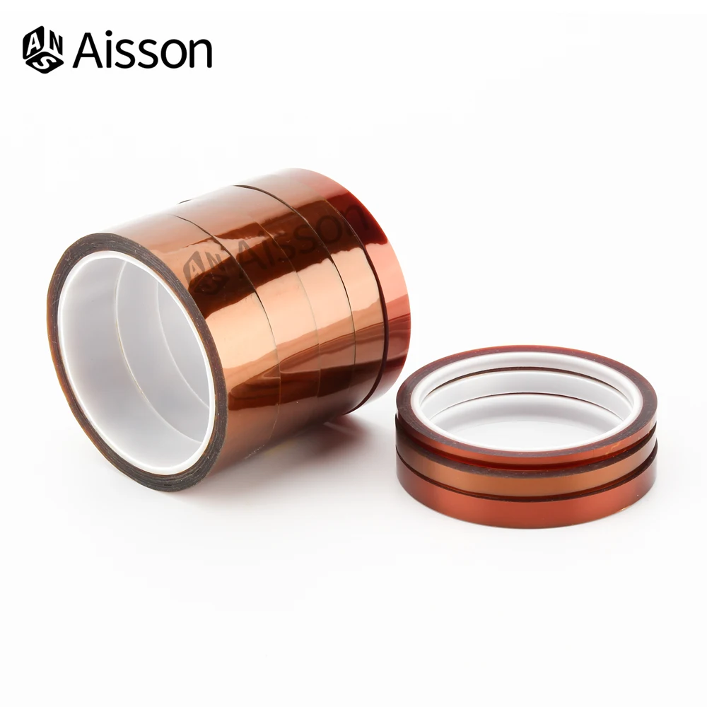 Polyimide Adhesive Tape 5/10/12/15/20/25MM 3D Printing Board Protection High Temperature Heat Resistant Electronic Insulation