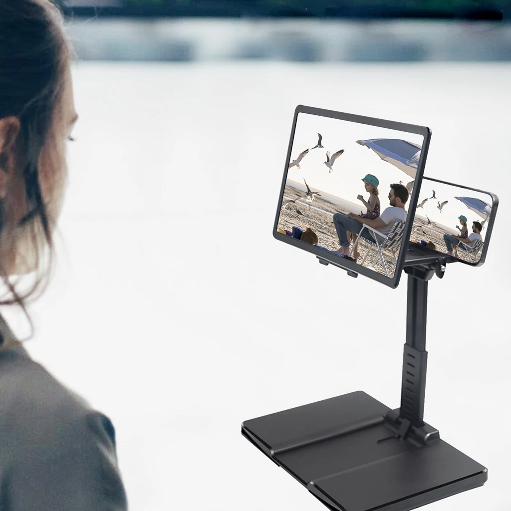 مكبر للصوت شاشة الهاتف المحمول مع دعم للطي Videos أفلام الألعاب منع الإشعاع الهاتف المحمول مستقرة