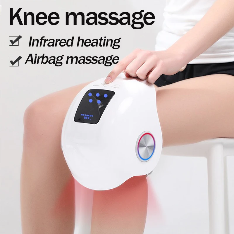 Smart Laser Knee Massager Heated Air Massage Knee Instrument Hot Compress Knee Massage Leg Massager Vibration Feet Massage