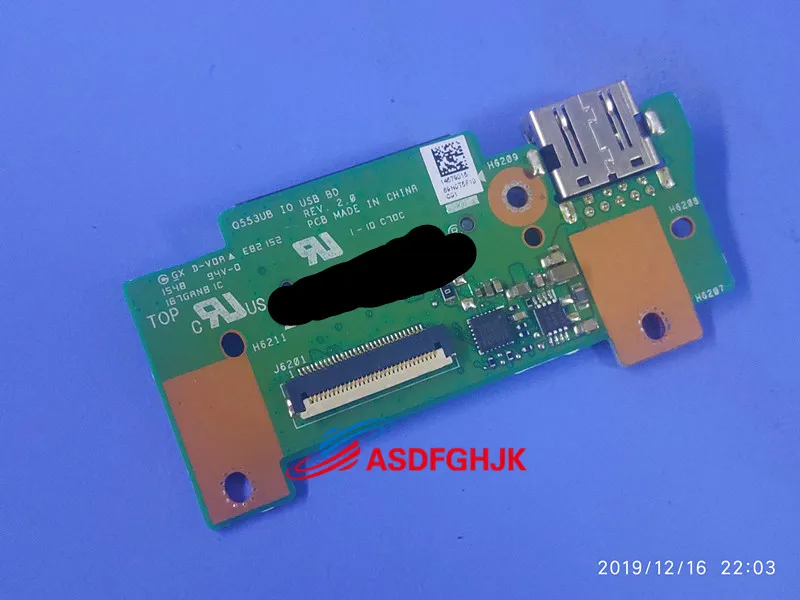     FOR ASUS Q553u Q553ub IO USB Memory Card Board 100% Perfect Work