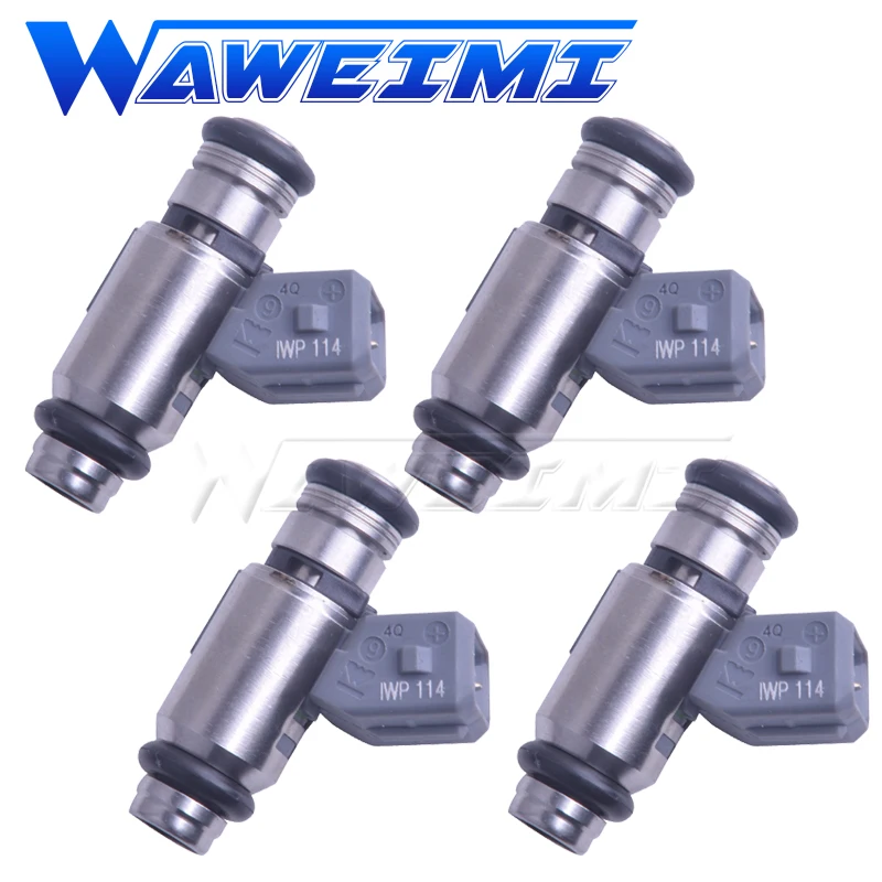 

WAWEIMI 4 Pieces Fuel Injector Valve OE IWP114 IWP-114 For VW Gol Quantum Saveiro Santana Parati 1.8 2.0