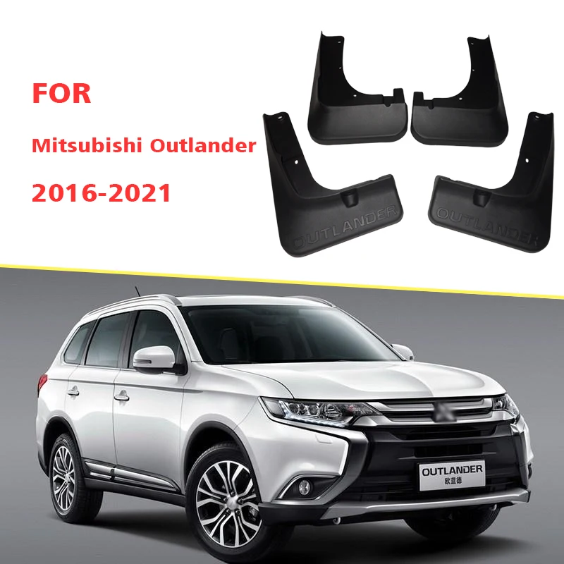 Mudflpas FOR Mitsubishi Outlander 2015-2021 Mudguards Fender Mud Flap Guard Splash Mudguard Car Accessories Auto Styline 4pcs