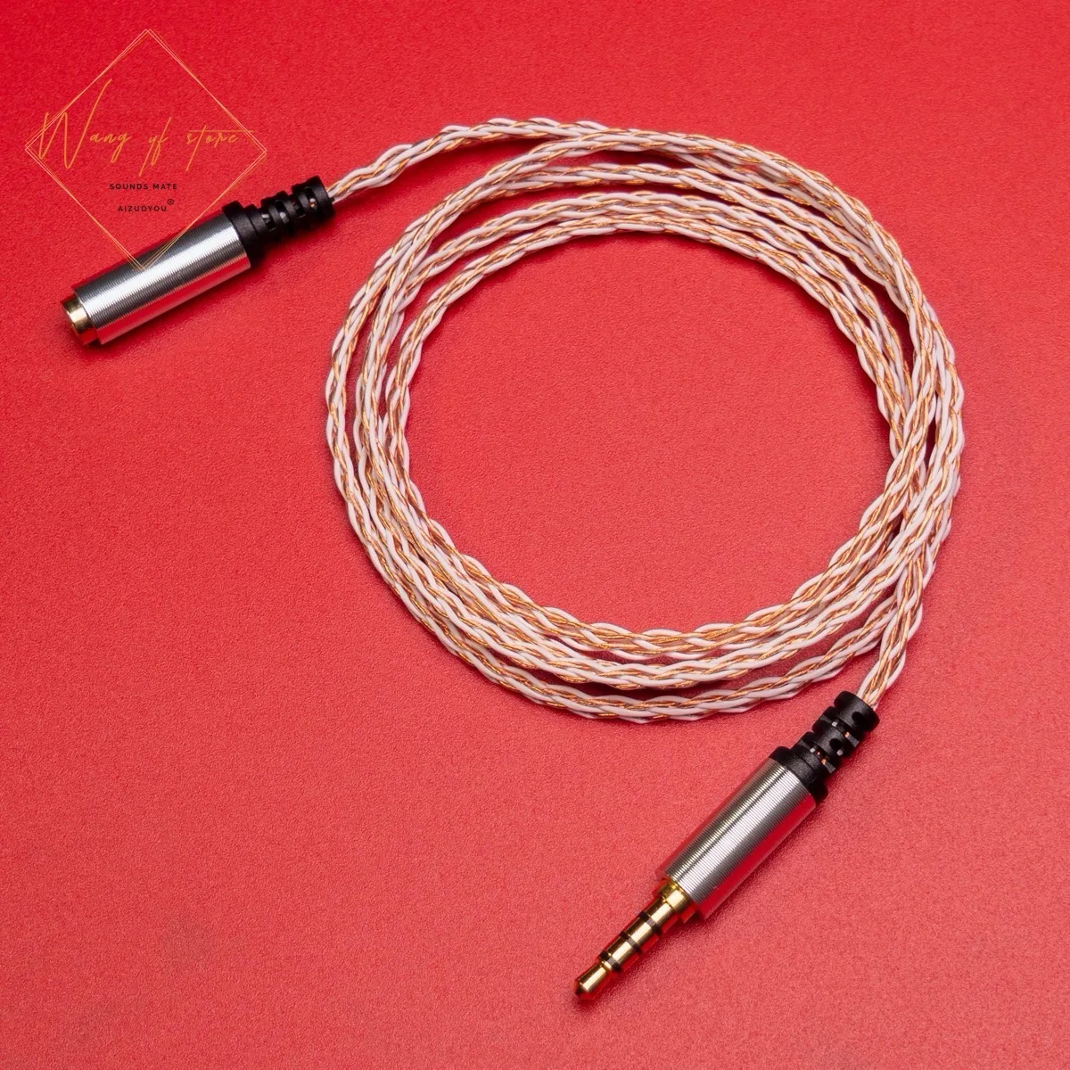 OCC czystego kabel miedziany HIFI Jack 3.5mm rozszerzenie Audio przewód Extender przewód do słuchawki słuchawki