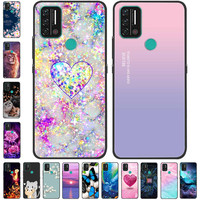 Soft Print Cover For Umidigi A9 Pro Case Silicone Protector Black Covers for Umidigi A7 Pro Lovely Cat A9Pro A 9 A7Pro