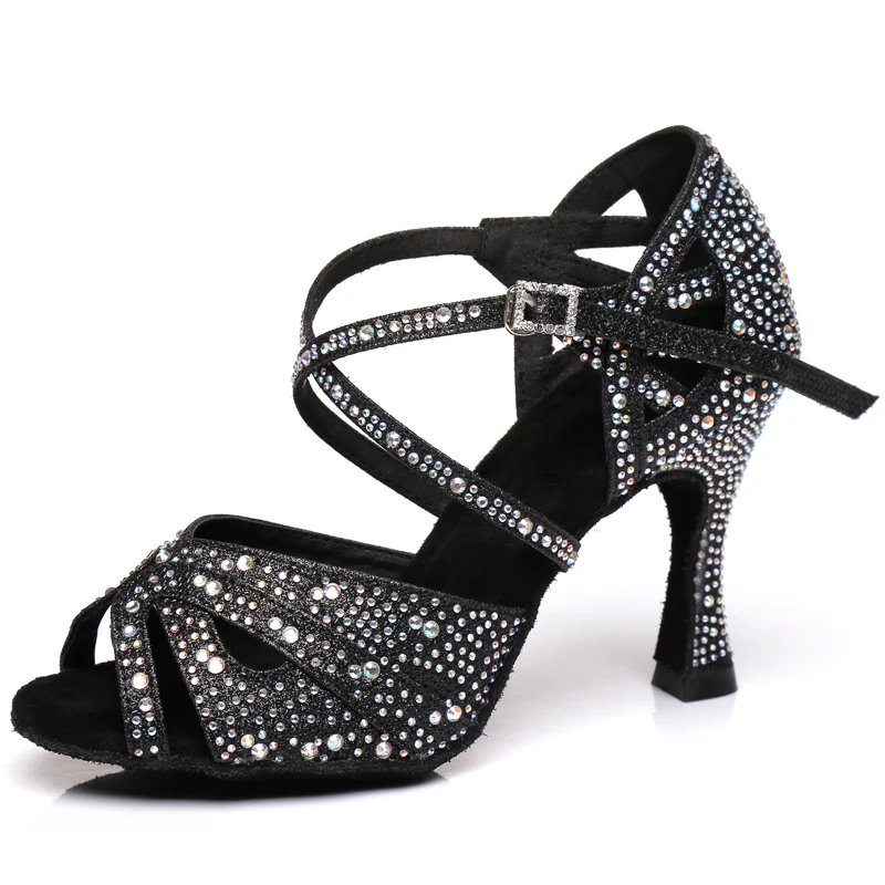 Dansschoenen Latin Dansschoenen Voor Vrouwen Ballroom Bruiloft Vierkante Schoenen Dans Jazz Schoenen Vrouw Jusedanc