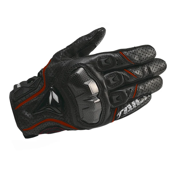 NONE Frühling Herbst Atmungsaktive Leder Motorrad Handschuhe 391 390 Männer Outdoor Motocross Motorrad Reiten Handschuh Guantes Moto 6