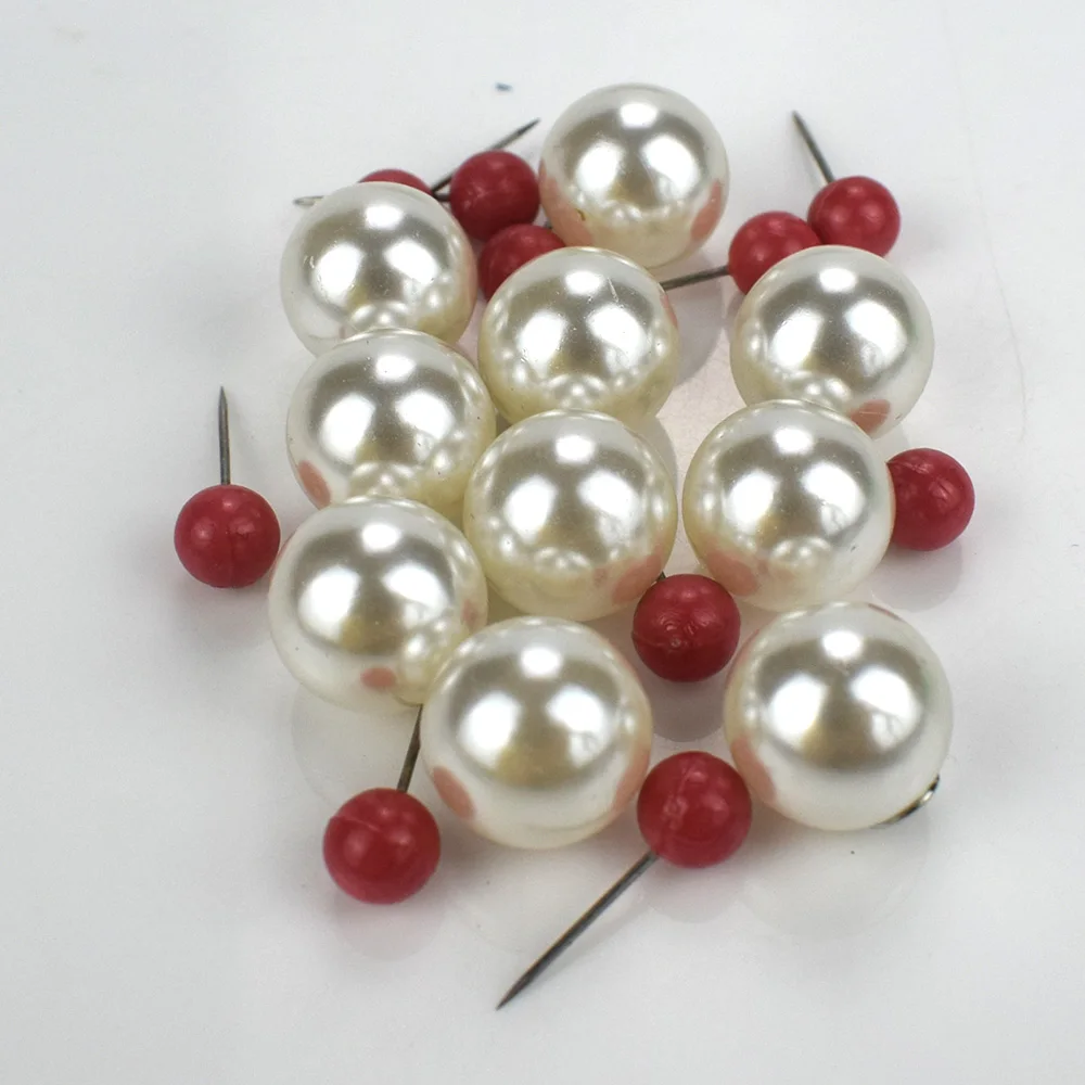 Patchwork Pin Pearl Head Pins DIY Craft Quilting Tool Multi-color White Dressmaking Sewing Accessories Weddings Decoration