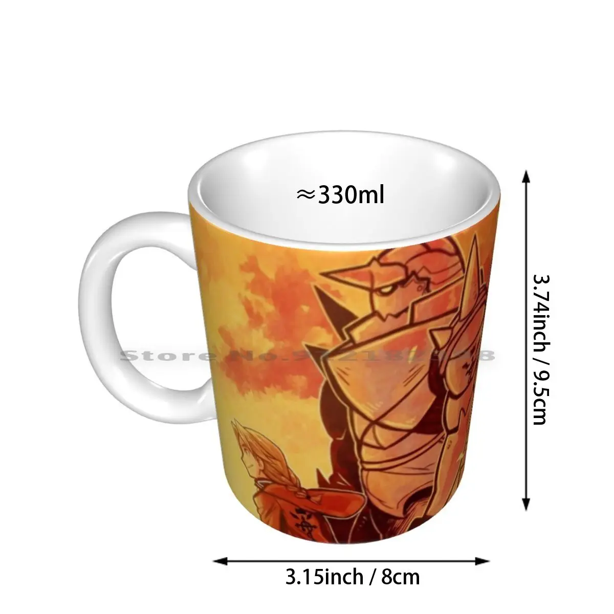 Fullmetal Alchemist Ceramic Mugs Coffee Cups Milk Tea Mug Fullmetal Alchemist Fullmetalalchemist Fullmetal Alchemist Fullmetal