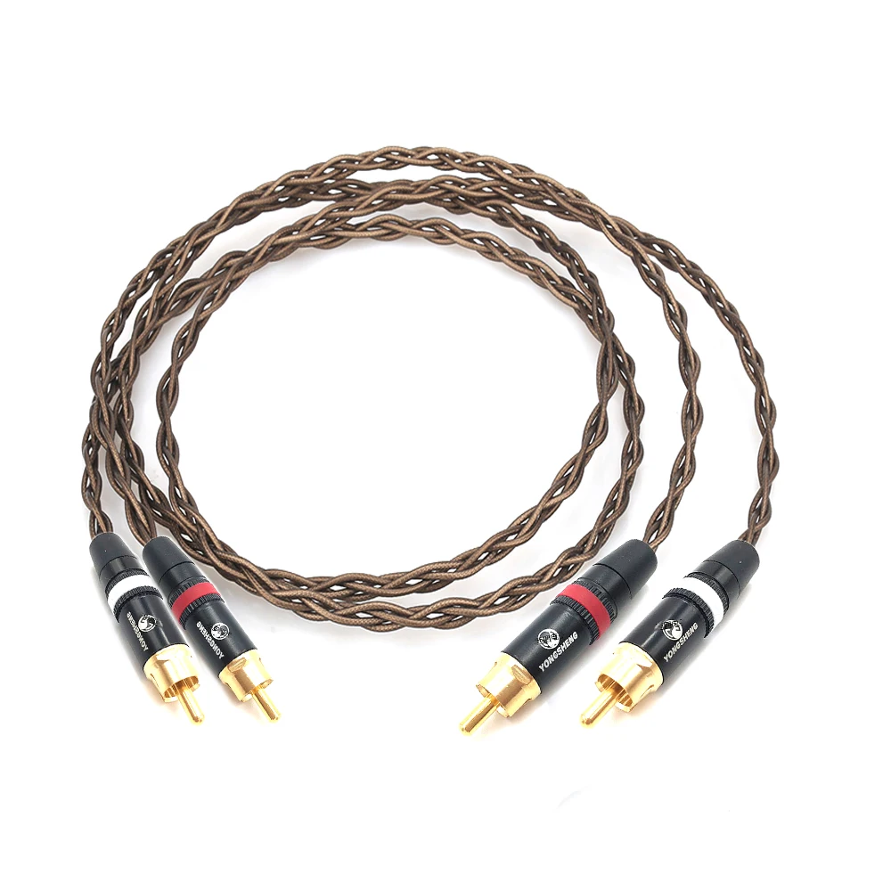 

HI-End Odin Silver Plated Signal Line, RCA Interconnect Cable, RCA to RCA Audio Cable