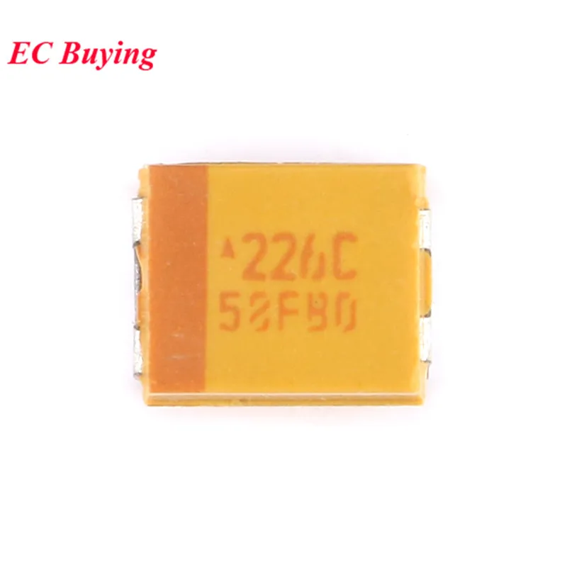10 قطعة 16V 3528B SMD التنتالوم مكثف 4.7 فائق التوهج 10 فائق التوهج 22 فائق التوهج 33 فائق التوهج ± 10% ± 20% B-نوع 3528 1210