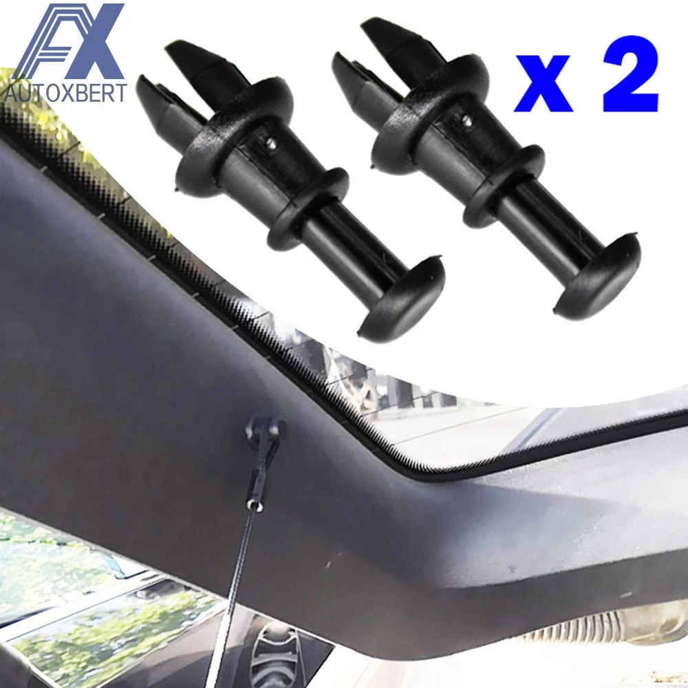 2pc Parcel Shelf clips FOR Audi A3 S3 MK2 8P 8V Q5 SQ5 8R Boot Trunk Parcel Tray Strap String Clips Hook Tonneau Pivot Holder