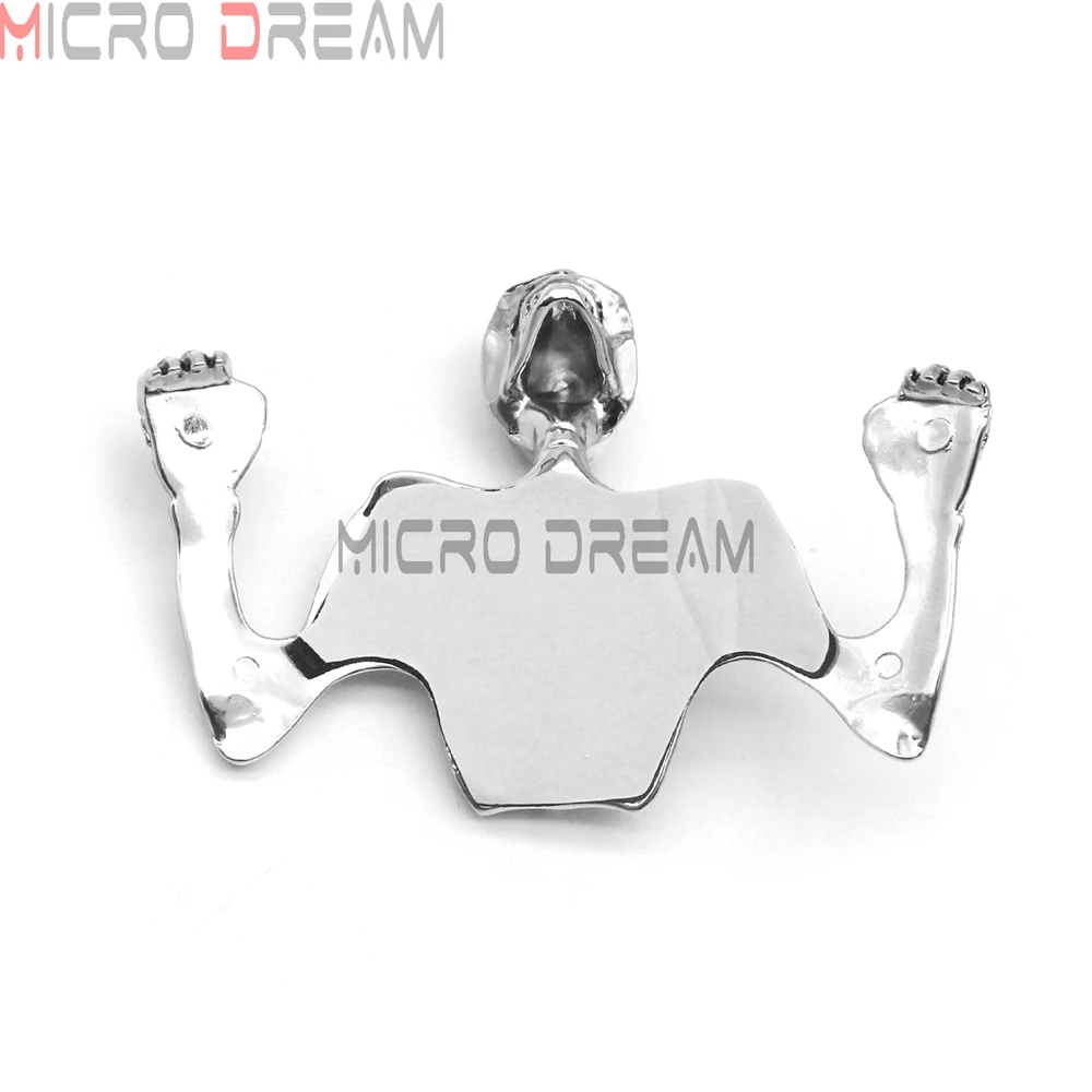Adorno de calavera para Harley, Visor de Faro de 7 \