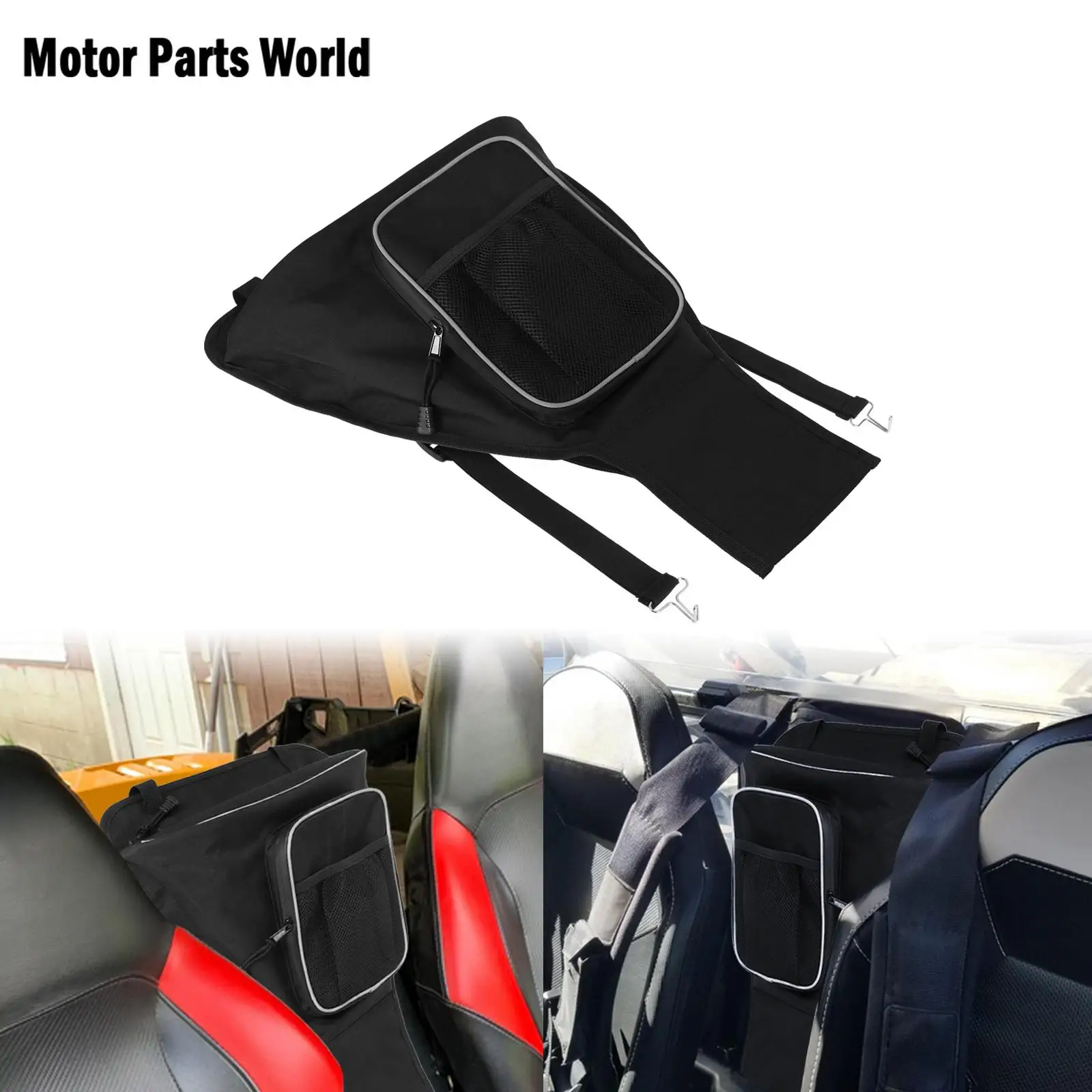 

Hanging bag Cab Pack Holder Storage Bag Black Waterproof For Polaris Ranger RANGER For RZR 4 800 For RZR 570 800 1000 XP 4 900