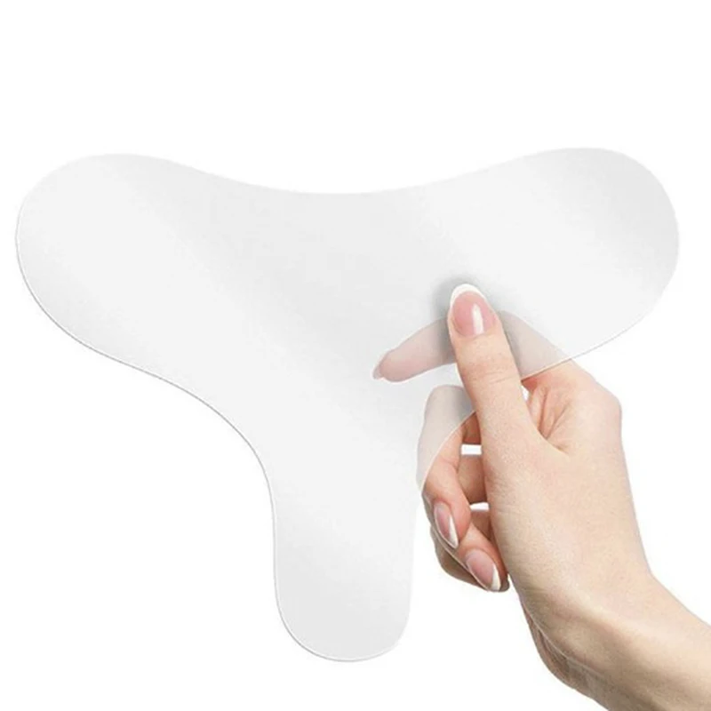 Reusable Nourish Skin Chest Pad Silicone Transparent Patch Refreshing Face Skin Care Breast Chest Patch Flesh