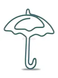 6pcs Office supplies paper clip color paper clip wholesale cute umbrella metal paper clip idea