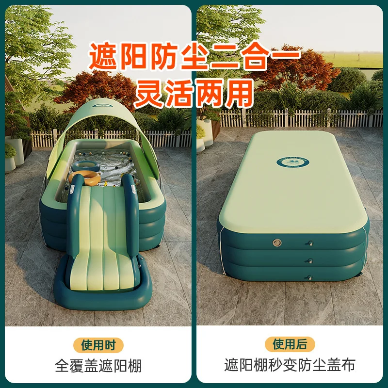 Toboggan de piscine gonflable pour enfants, remplissage automatique avec peng, grand AWO2, fort coquin, jouet UNIS issant, nouveau, 2023