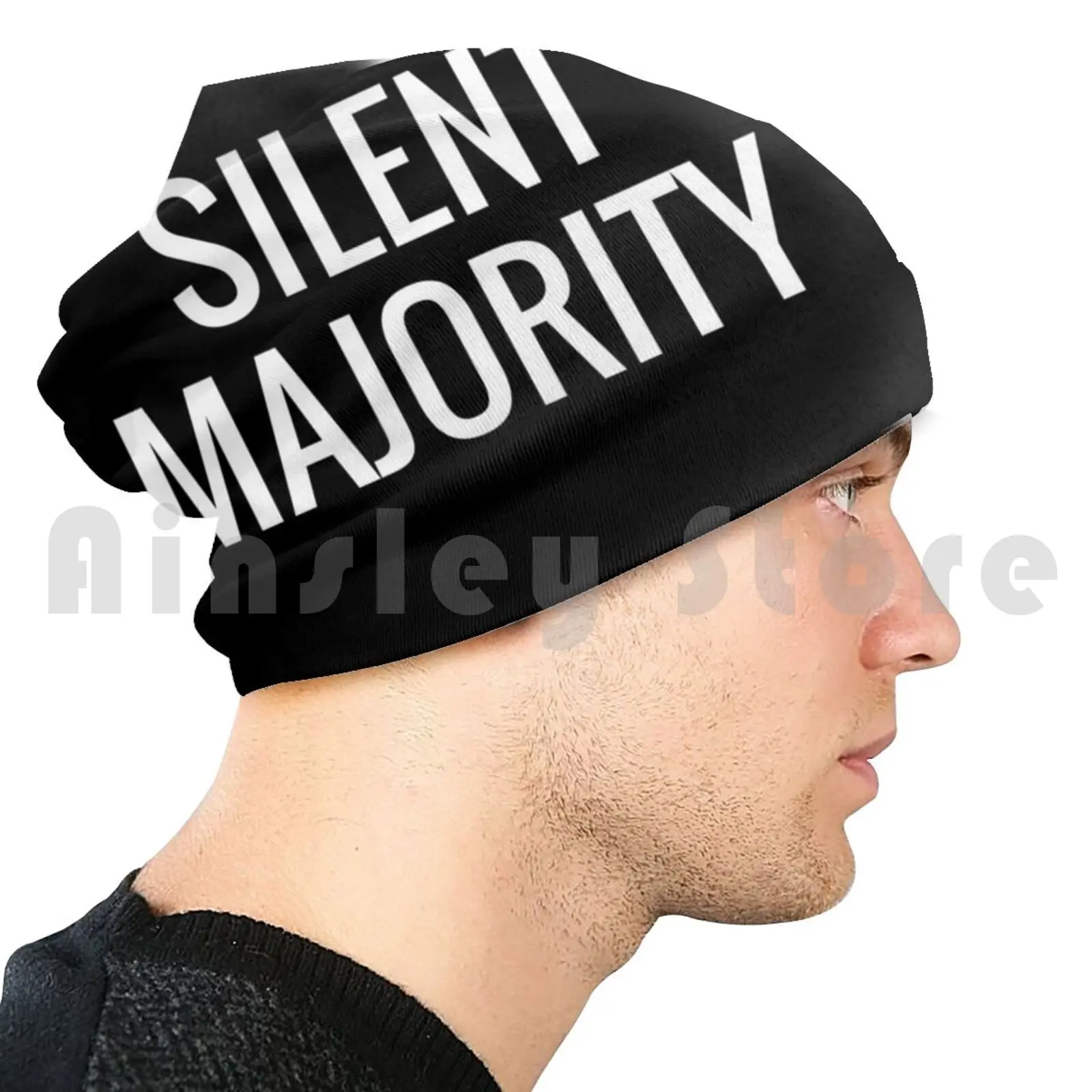 قبعة صغيرة متماسكة صامتة على طراز الهيب هوب مضادة للقناع ومضادة للحواف الصامتة الأغنام الكلام #3