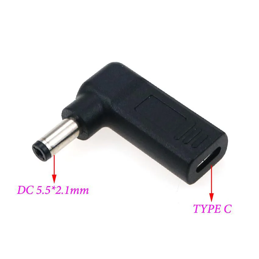 Female USB Type C to Male DC Power Plug Charge Adapter for Lenovo HP DELL Adapter Laptop 2.5 0.7 3.0 1.1 4.5 5.5 2.5 7.4 5.0 7.9