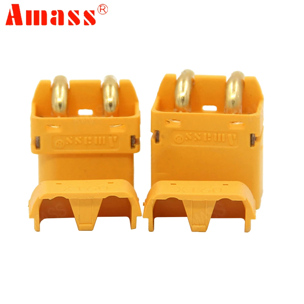 2pair Amass XT60PW XT60-PW Gold Banana Bullet Male Female Connectors Plug For RC Lipo Battery PCB Board RC Car Truck DIY Part