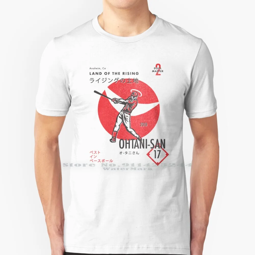 The Land Of The Rising Ohtani-San T Shirt Cotton 6XL Angelsbaseball Japanese Shohei Ohtanisan